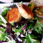 Baked Goat Cheese Salad Garden Lettuces