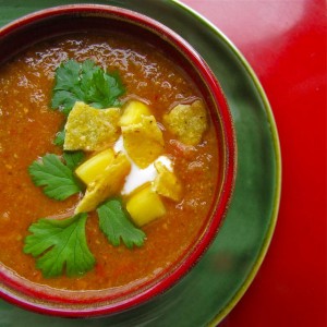 Red Pepper Soup with Sour Cream Recipe