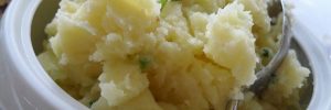 Olive Oil Mashed Potatoes with Saffron